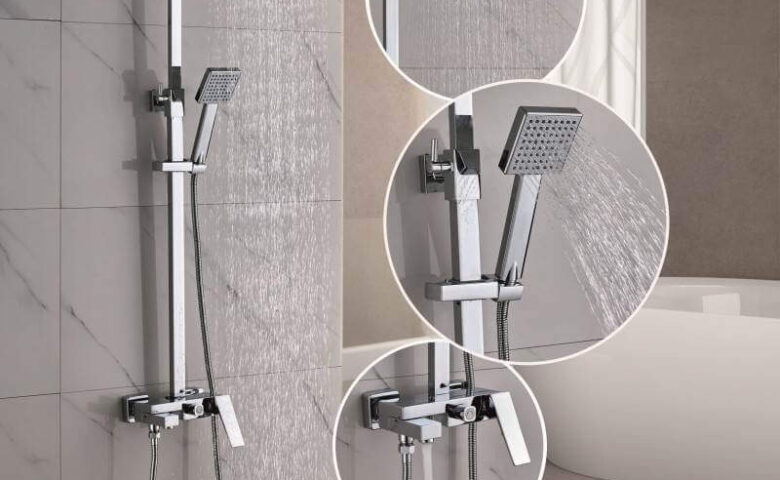 Душ Система Елинор Тръбно Окачване Хром ICT 6891 Dush Sistema za Banya Elinor Hrom Inter Ceramic Rosco