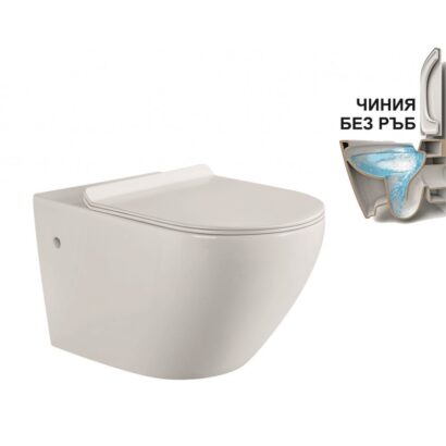 Стенна тоалетна чиния ICC 3755W BIDET с биде