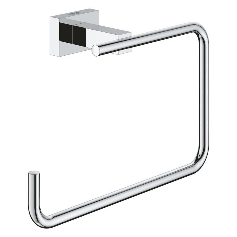 Купете халка за кърпи за баня GROHE Essentials Cube 40510001. Аксесоари за баня Grohe. GROHE StarLight хромирано покритие