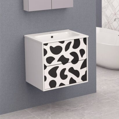 Конзолен PVC шкаф за баня 60см ICP 6061B