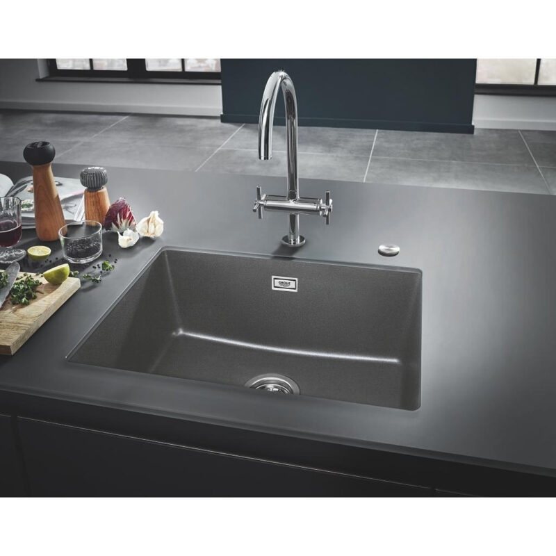 Композитна мивка за кухня GROHE K700 31654AT0 - сив гранит