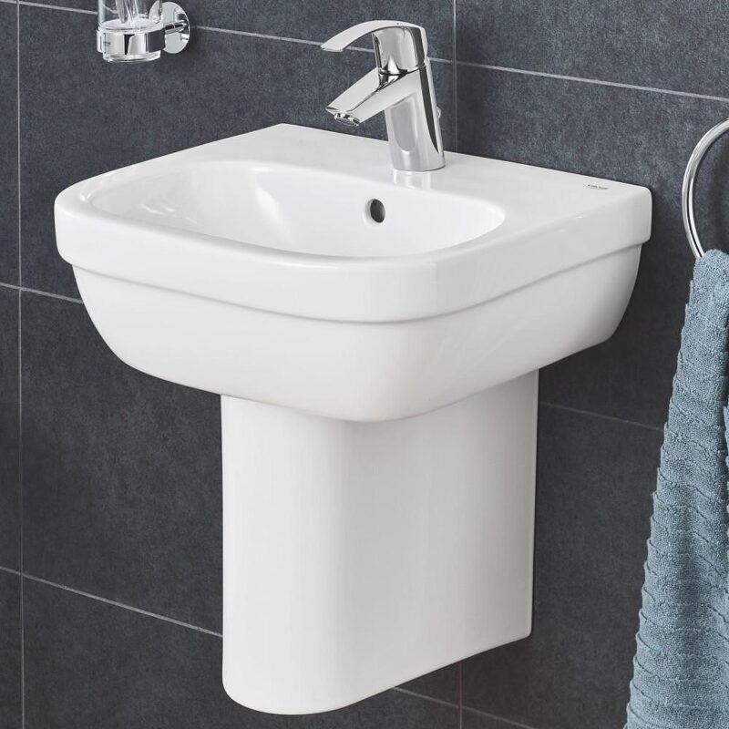 Комплект умивалник за стена 45см и полуконзола GROHE Euro Ceramic