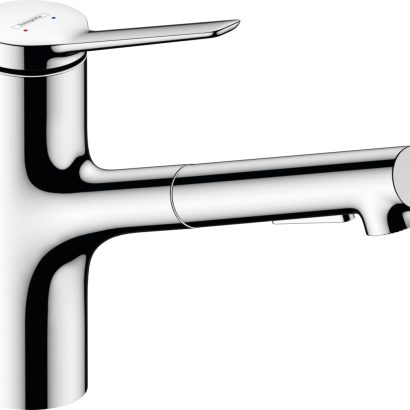 Кухненски смесител H150 2jet с издърпващ се чучур 74800000 HANSGROHE