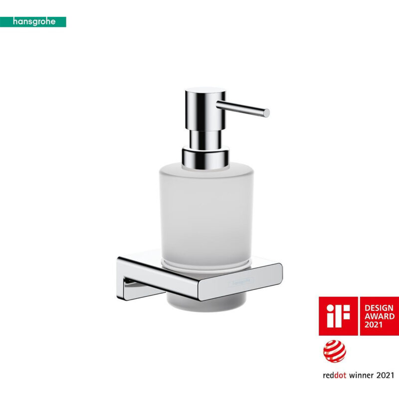 Дозатор за течен сапун с държач Addstoris 41745000 HANSGROHE