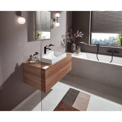 Смесител за умивалник VIVENIS черен мат 75020670 HANSGROHE