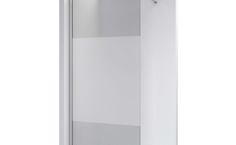Стационарен параван с матирано стъкло 80x200 District DF ROCA AMB02080C2