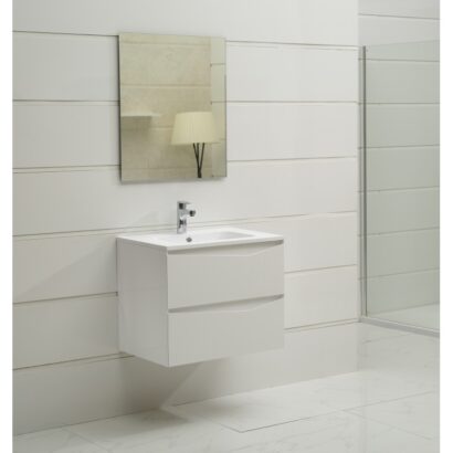 Конзолен PVC шкаф за баня 65см ICP 6556 W