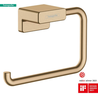 Държач за тоалетна хартия Addstoris Brushed Bronze HANSGROHE 41771140