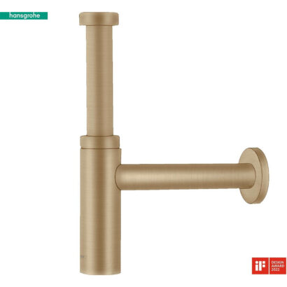 Бутилков сифон за мивка черен мат Flowstar S Brushed Bronze 52105140 HANSGROHE