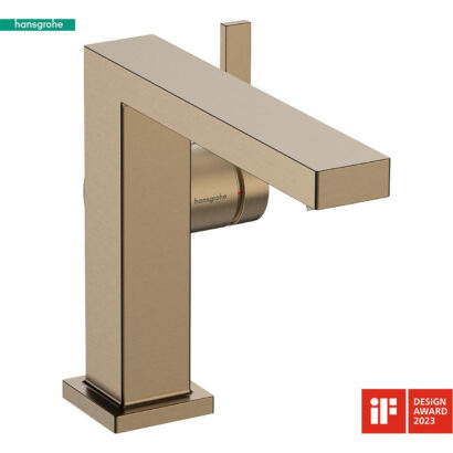 Смесител за умивалник TECTURIS Е 110 Fine CoolStart EcoSmart+ Brushed Bronze 73020670 Hansgrohe