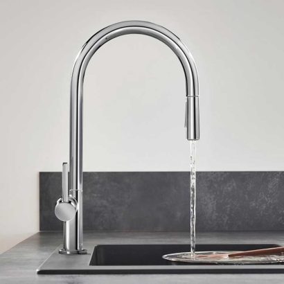 Кухненски смесител с издърпващ се чучур TALIS M54 210 2jet 72800000 HANSGROHE