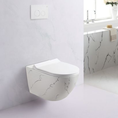 Конзолна тоалетна чиния 49см ICC 4937 MARBLE