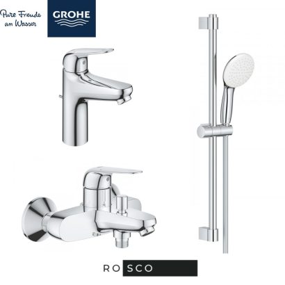 Душ комплект за баня 3в1 Euroeco + Tempesta 110 GROHE