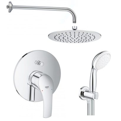 Душ комплект за вграждане с кръгла пита 25см GROHE Eurosmart/ICH