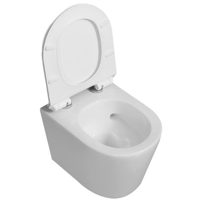 Конзолна тоалетна чиния 48.5см със завъртане на водата пит ТОРНАДО LAVEO