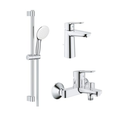 Душ комплект за баня GROHE BauEdge 23758000+23334000+27924003