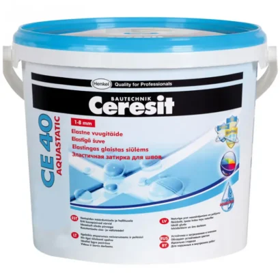 Смес за фугиране CE 40 Aquastic Метално сив - 2 kg CERESIT CE 2404985