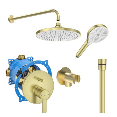 Душ комплект за вграждане TARGA Brushed Brass ROCA