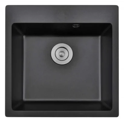 Гранитна кухненска мивка 50x50 ICGS 5050 BLACK