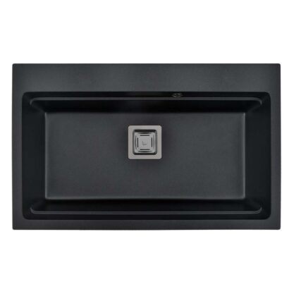 Гранитна кухненска мивка 78x48 ICGS 8213 BLACK