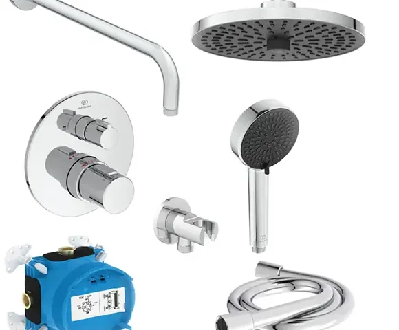 Термостатен душ комплект за вграждане Ceratherm T100 A7671AA Ideal Standard
