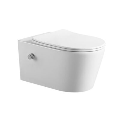 Конзолна тоалетна чиния с биде и смесител ICC 3755W BIDET LUX