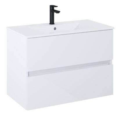 Конзолен MDF шкаф за баня 80см N-Cube A852505806 ROCA