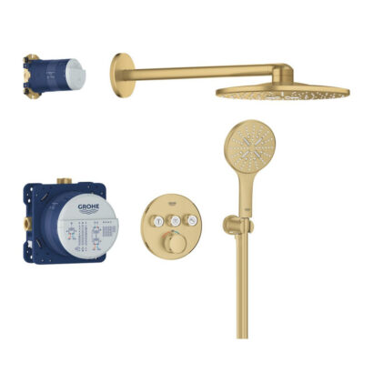 Душ за вграждане Grohtherm SmartControl с 3 извода GROHE Brushed cool sunrise 34863GN0