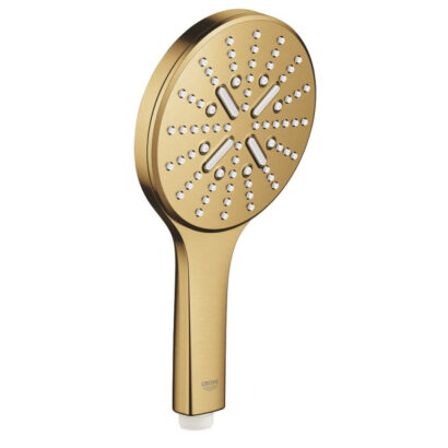 Ръчен душ с 3 струи GROHE Brushed cool sunrise Rainshower Smart Active 130 26574GN0