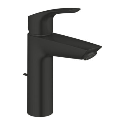 Висок смесител за умивалник черен мат M-размер GROHE Eurosmart 23393243E