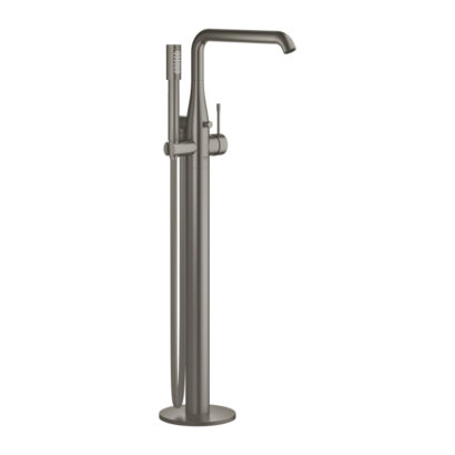 Стоящ смесител за вана с тяло за вграждане GROHE Essence Brushed hard graphite 23491AL1