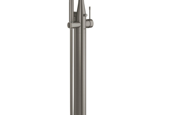 Стоящ смесител за вана с тяло за вграждане GROHE Essence Brushed hard graphite 23491AL1
