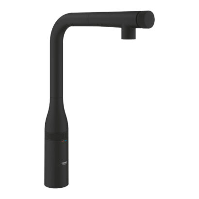 Кухненски смесител с издърпващ се чучур черен мат GROHE Essence 31928KF0