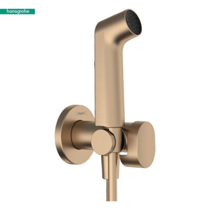 Интимен душ с тяло за вграждане HANSGROHE 1jet S EcoSmart+ Brushed Bronze 29232140