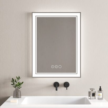 Огледало с LED осветление и нагревател 60x80 GIONA LED 1814NEW