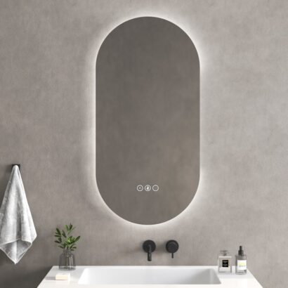 Огледало с LED осветление и нагревател 40x80 BRUNO LED 1955-40