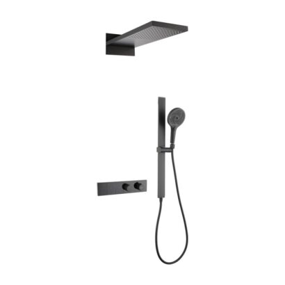 Термостатен душ за вграждане DEVONTE MATT BLACK 634578MB