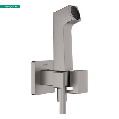 Интимен душ с тяло за вграждане HANSGROHE 1jet S EcoSmart+ Brushed Black Chrome 29233340
