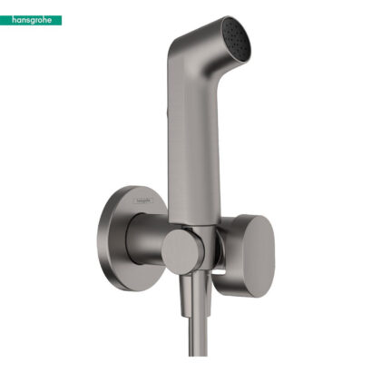 Интимен душ с тяло за вграждане HANSGROHE 1jet S EcoSmart+ Brushed Black Chrome 29232340
