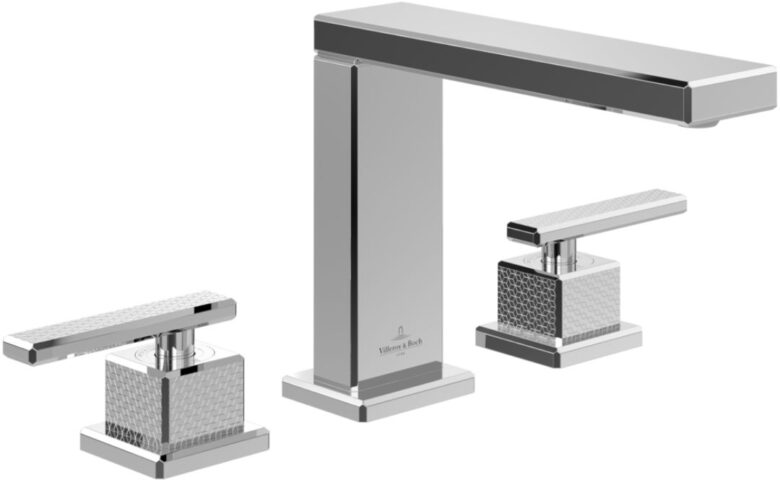 Дизайнерски смесител за умивалник с три отвора TVW12600200061 Mettlach Villeroy & Boch