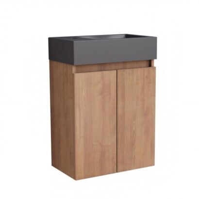 Конзолен PVC шкаф за баня 42см COMPACT 4242WOODEN