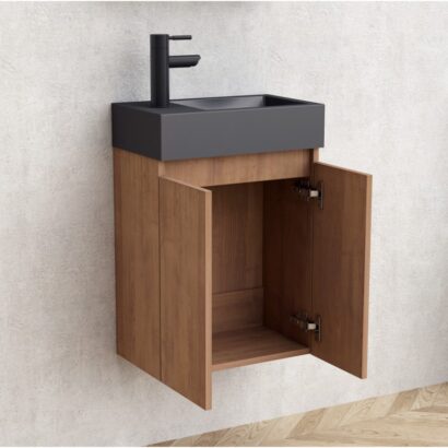 Конзолен PVC шкаф за баня 42см COMPACT 4242WOODEN