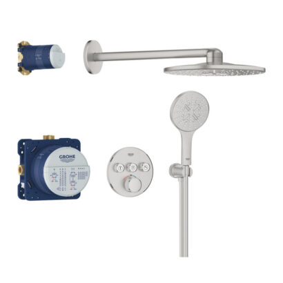 Душ за вграждане Grohtherm SmartControl с 3 извода GROHE Supersteel 34863DC0