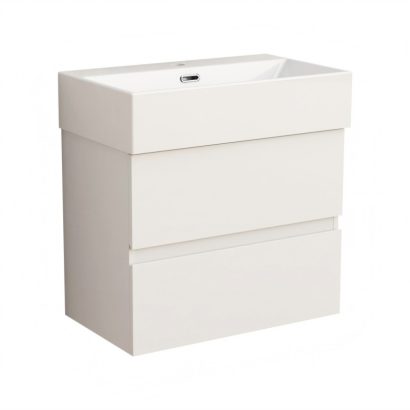 Конзолен PVC шкаф за баня 60x36 COMPACT 5845W + УМИВ. 6036W