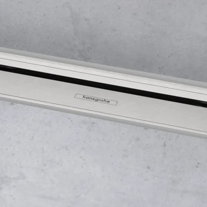 Линеен сифон хром с тяло за вграждане Raindrain Flex HANSGROHE 56052000
