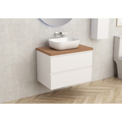 Конзолен PVC шкаф за баня без умивалник 73см BG 6038-75W + 7546-31