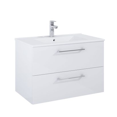 Конзолен шкаф за баня 81.Зсм ROCA Unik Roma Plus White Glossy A852471806