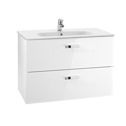 Конзолен MDF шкаф за баня 80см ROCA Victoria Basic A855852806