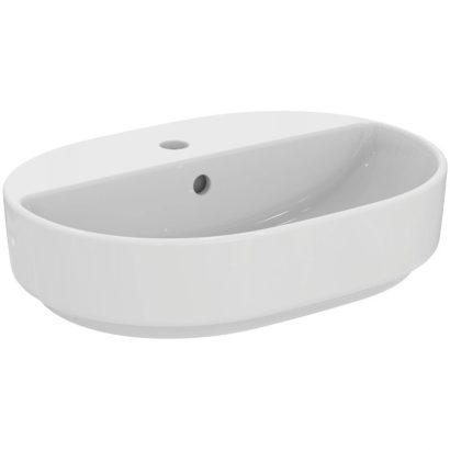 Мивка върху плот с отвор за смесител 55см i.life O T573401 Ideal Standard