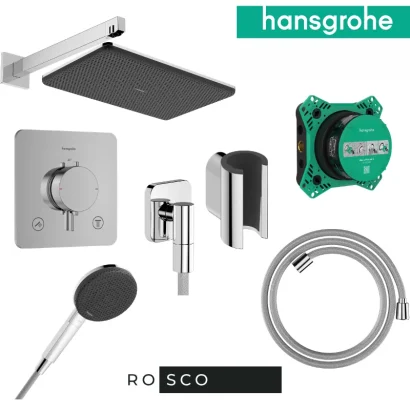 Душ комплект за вграждане Raindance Alive хром Hansgrohe